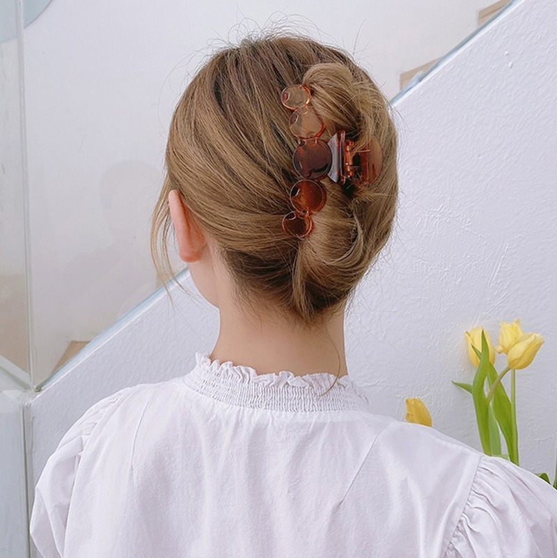 Kẹp càng cua Acrylic nhiều màu tùy chọn xinh xắn
