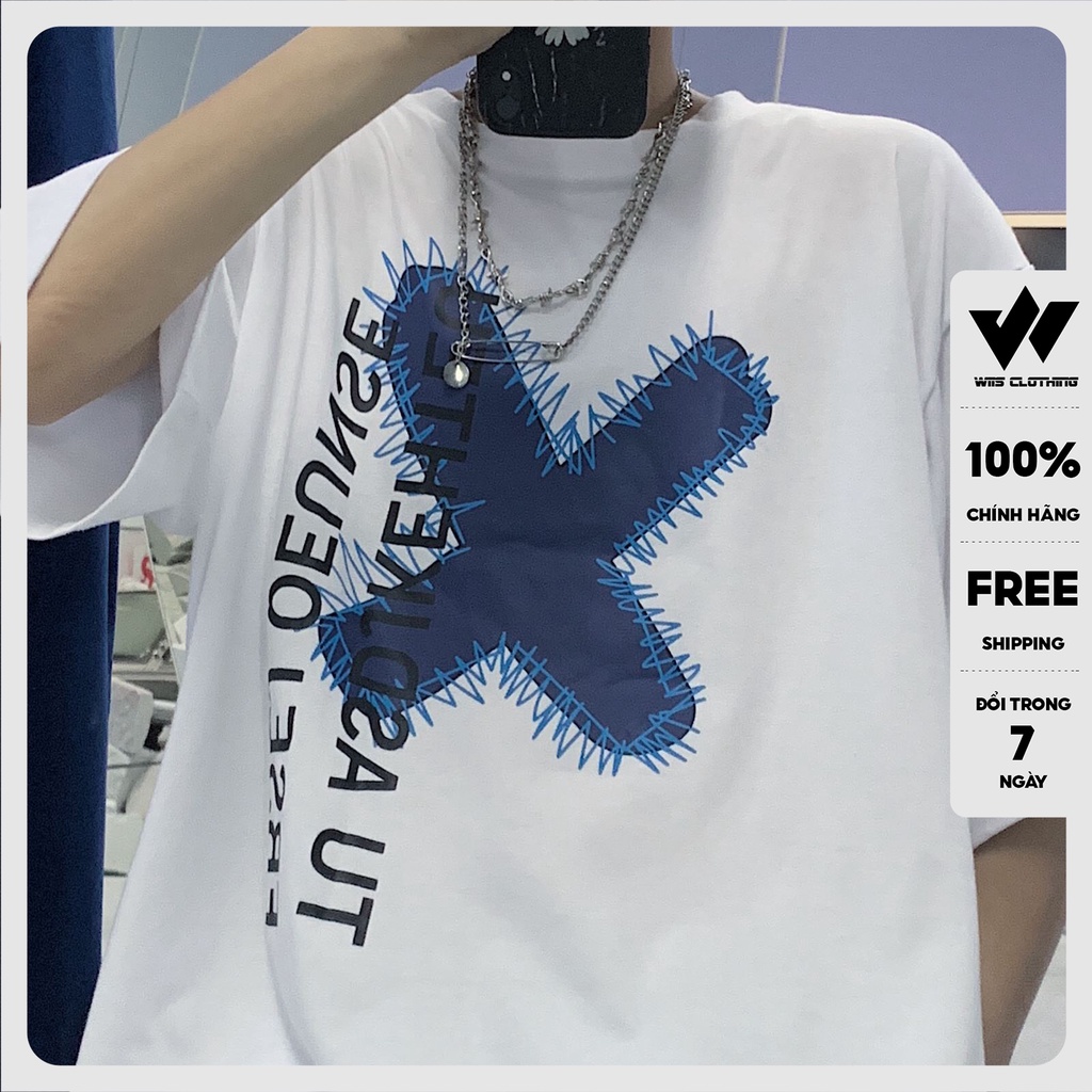 Áo thun tay lỡ WIIS unisex phông form rộng Listen thời trang nam nữ ulzzang oversize