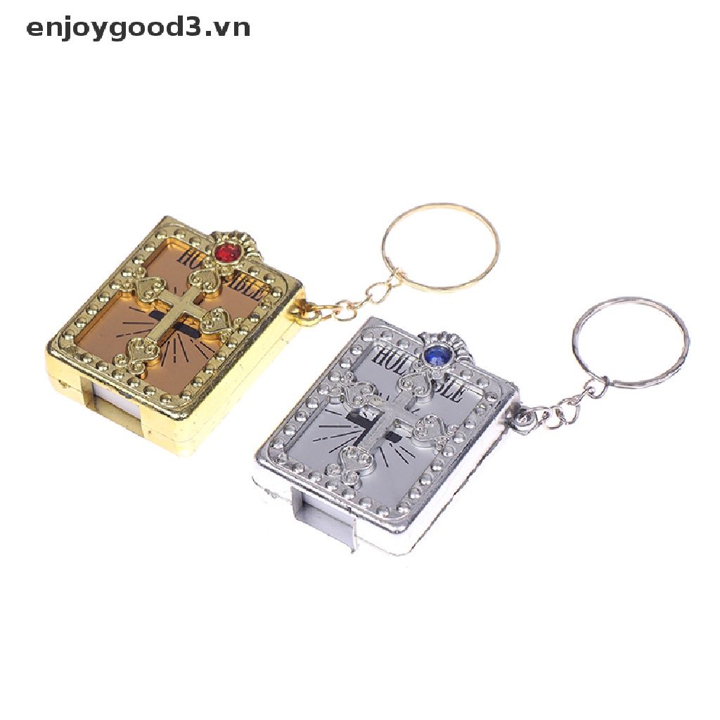 / Enjoy shopping / / Móc Khóa Mini Hình Kinh Thánh Thánh Thánh Giá Làm Quà Tặng Cầu Nguyện