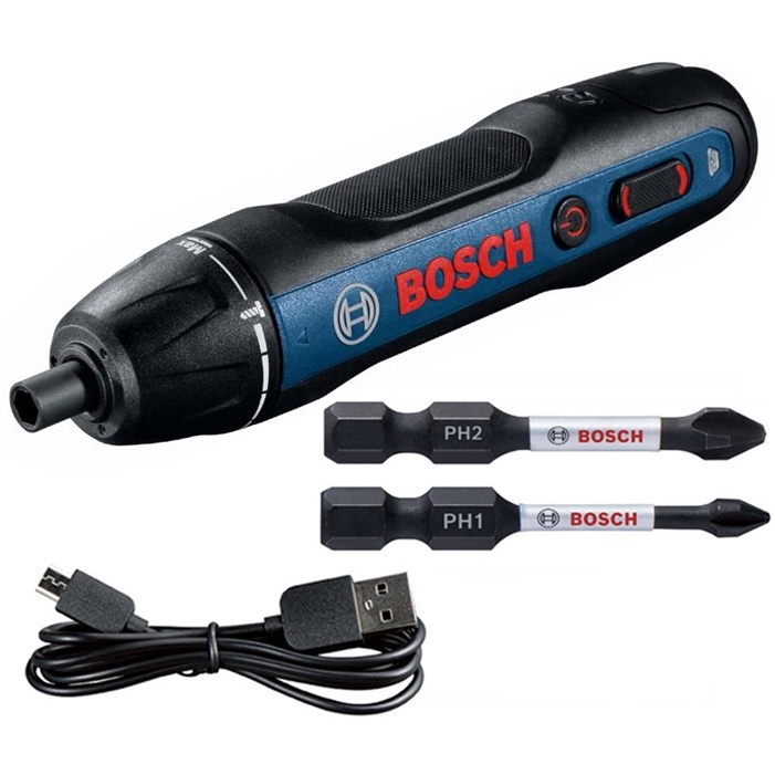 Máy vặn vít dùng pin Bosch Go Gen 2 kèm 2 đầu vít