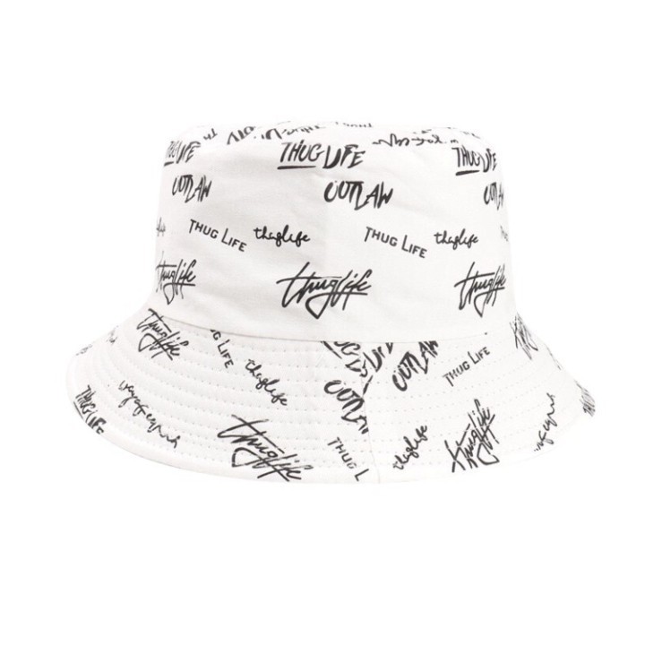 Nón bucket KIPI THUGLIFE nhiều màu phong cách Ulzzang Unisex cực chill cá tính