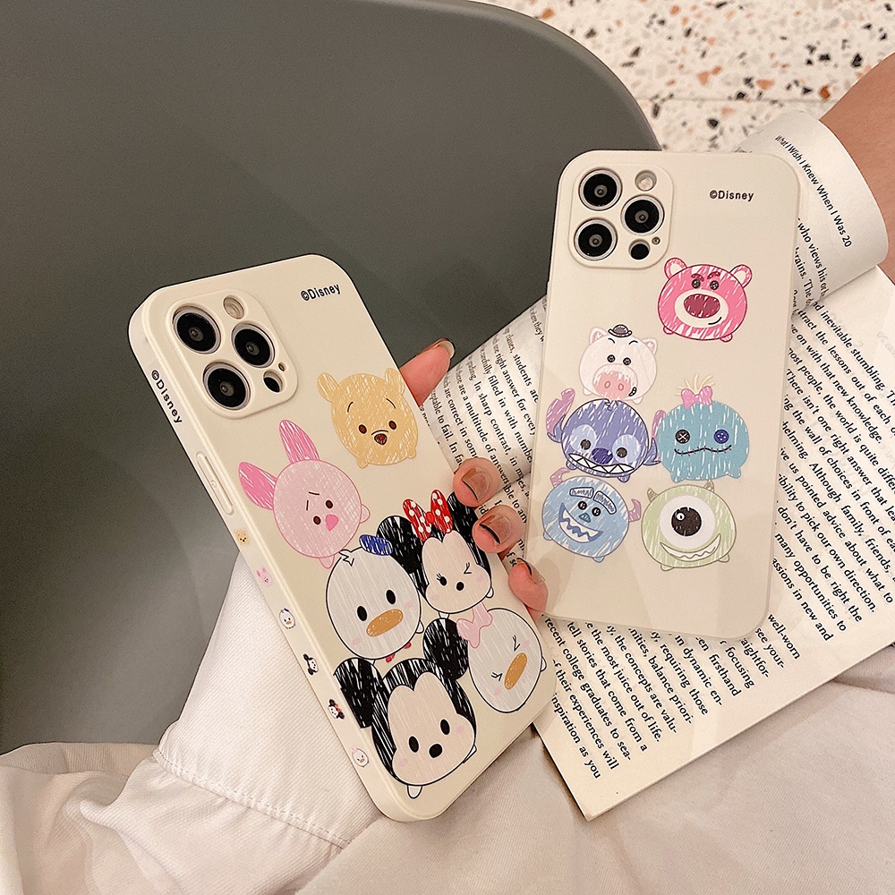 Ốp Điện Thoại Vẽ Hoạt Hình Disney Cho iPhone 7 / 7 plus 8 / 8 / plus / X / XR / XS / 11 / 12 / 13 / Pro / Max / plus / Promax