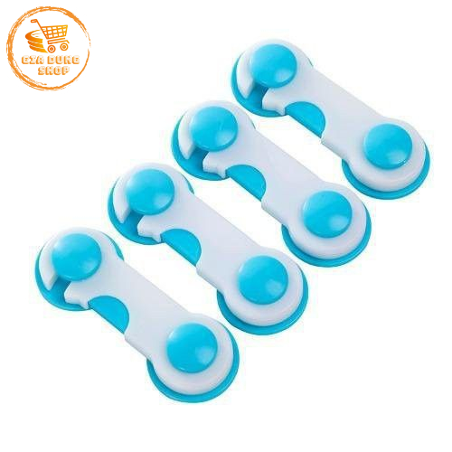 Khóa Gài Tủ Lạnh, Tủ Đồ, Chốt gài Ngăn Kéo Chống kẹt Tay An Toàn Cho Bé