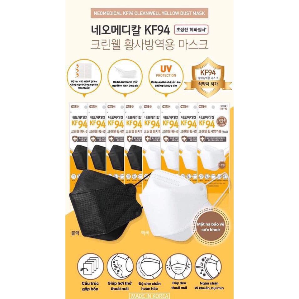 KHẨU TRANG HÀN QUỐC KF94 ( không hộp) | BigBuy360 - bigbuy360.vn