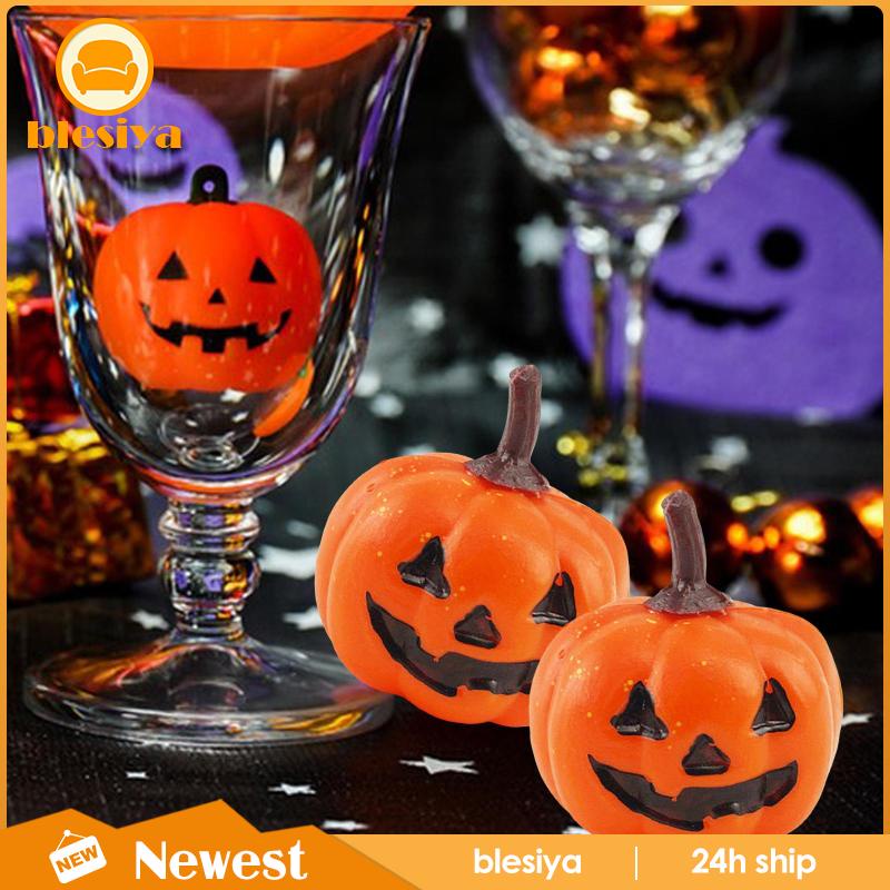 [Blesiya] 16 Miếng Xốp Hình Bí Ngô Phong Cách Nông Trại Halloween