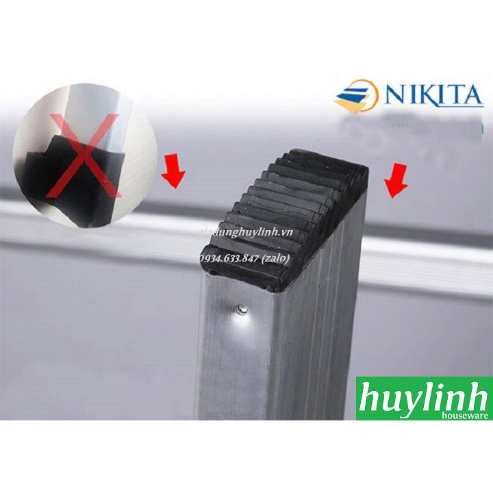 Thang nhôm gấp 4 đoạn Nikita TGA47 - 4.7 mét