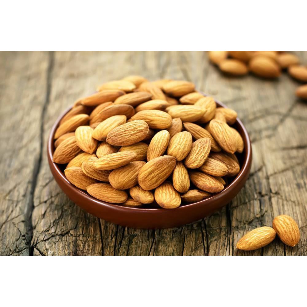 Hạnh nhân hạt chưa rang ⚡ LOẠI NGON ⚡ 1kg hạnh nhân  thơm, giòn. hơi ngọt, ăn rất bắt miệng