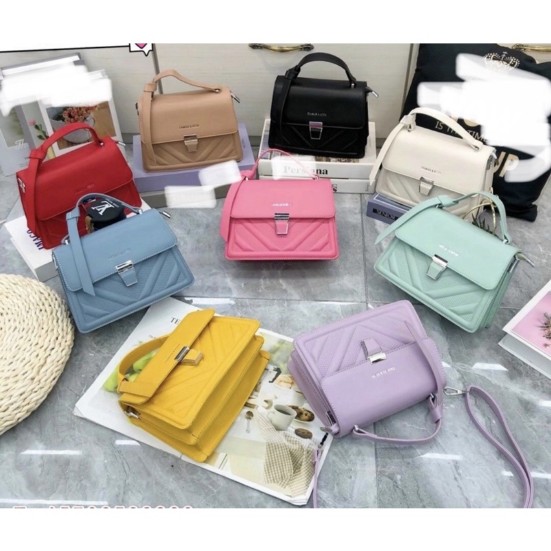 Túi khoá nhọn nhiều màu