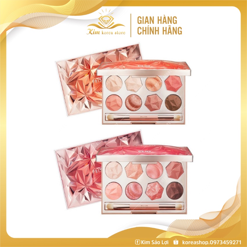 Bảng phấn mắt 10 màu xinh xắn lâu trôi Clio Prism air eye palette