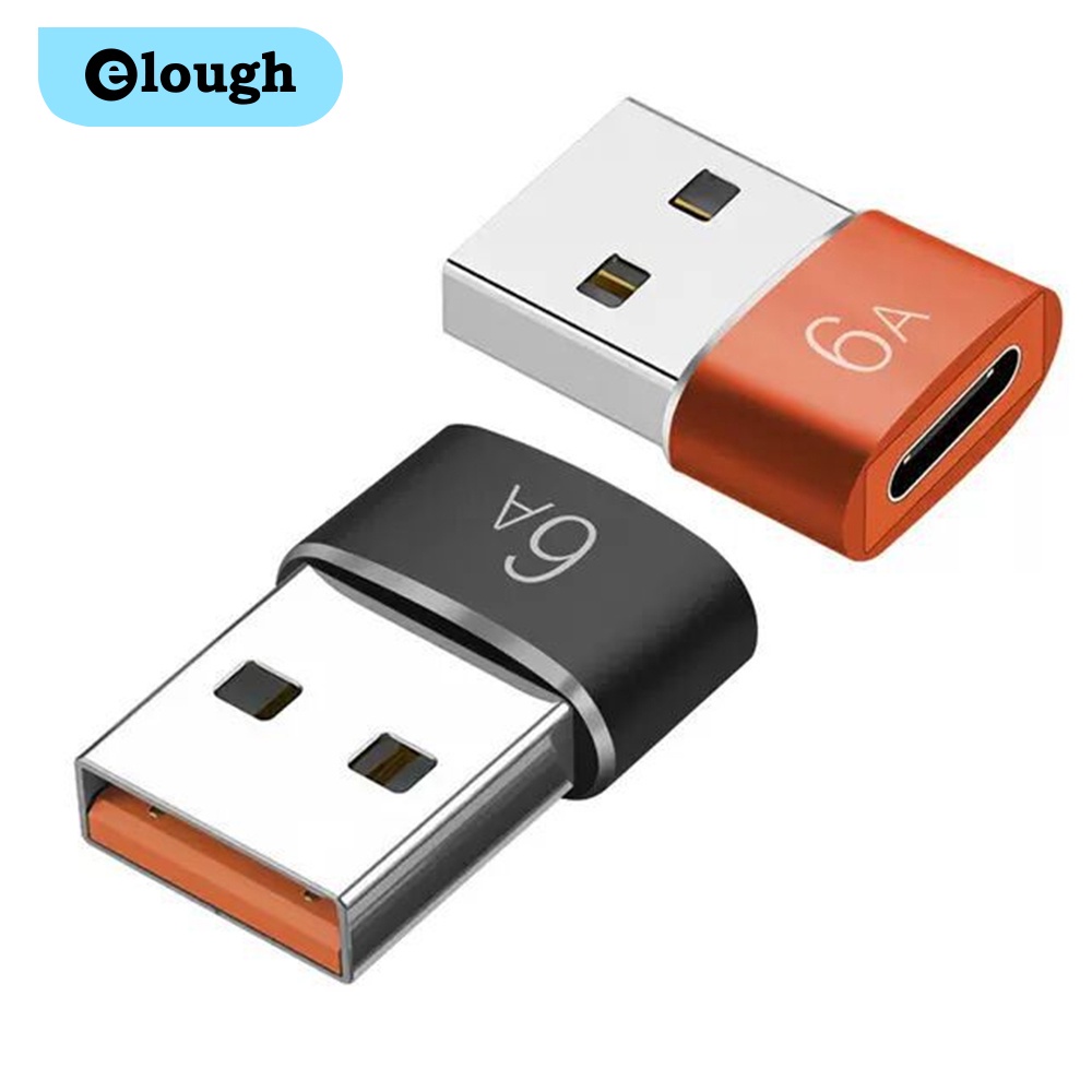 Đầu Chuyển Đổi 6A USB ToType-C OTG 3.0 Type C Đực Sang USB Cái