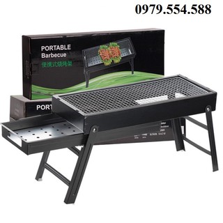 Bếp nướng than hoa BBQ ngoài trời cao cấp có chân cao cấp