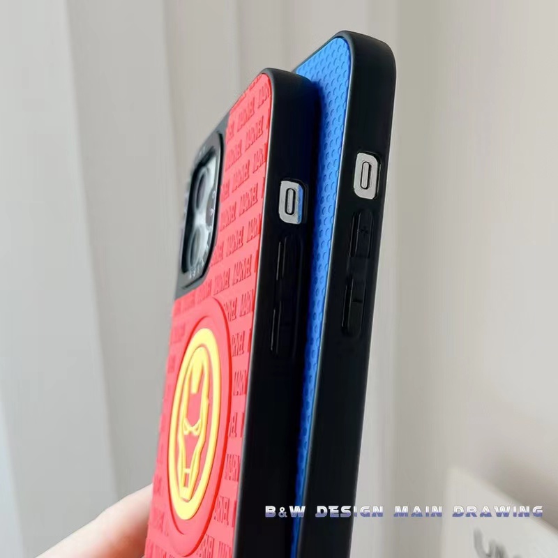 Ốp Điện Thoại Silicon Họa Tiết Siêu Anh Hùng Chống Sốc Cho iPhone 13 12 11 Pro MAX IX XS MAX XR i6 6s 7 8 Plus