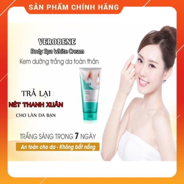 Verobene body spa white cream ( kem dưỡng trắng da toàn thân)