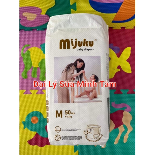 Tã/ bỉm Mijuku size M/L/XL/XXL 50 MIẾNG ( TÃ QUẦN)