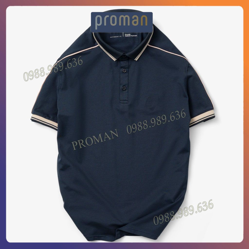 Áo polo nam ngắn tay chát cá sấu co dãn 4 chiều, áo thun có cổ lịch lãm cao cấp AT03 - PROMAN
