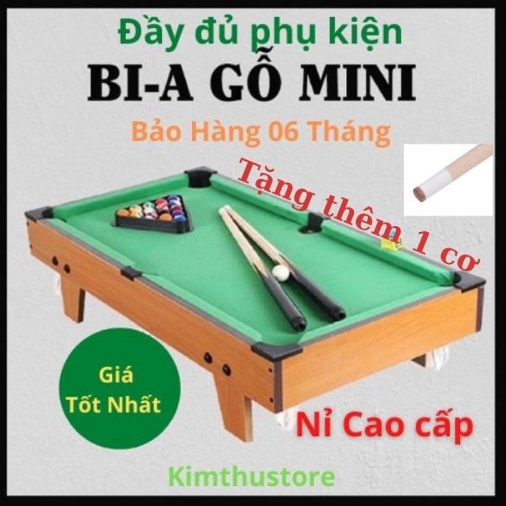 Bàn bida mini/ bia cho trẻ em và người lớn bằng gỗ đa chức năng