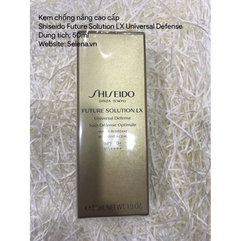 Kem chống nắng hoá học Shiseido Future Solution LX Universal Defense 50ml