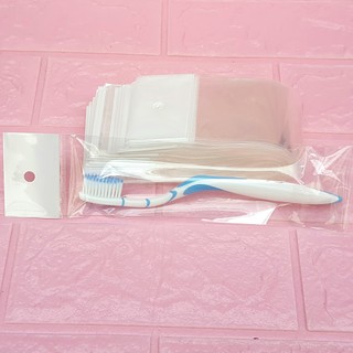 500g Túi Opp dán mép (Treo) 6x20cm (+ 4cm + 4cm) - Túi nilon băng keo dán miệng