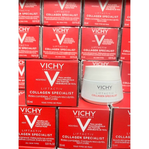 KEM DƯỠNG MINISIZE VICHY CHIẾT XUẤT COLLAGEN - VITAMIN C