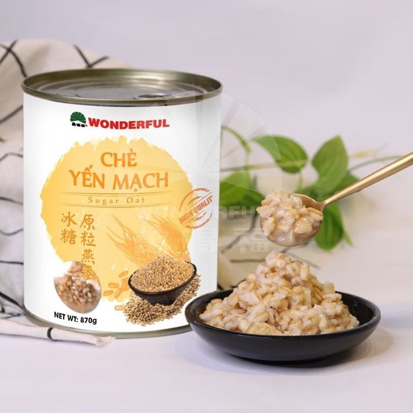 Chè Yến Mạch Wonderful Hộp 870gr - Trà Yến Mạch Chuẩn Ngon