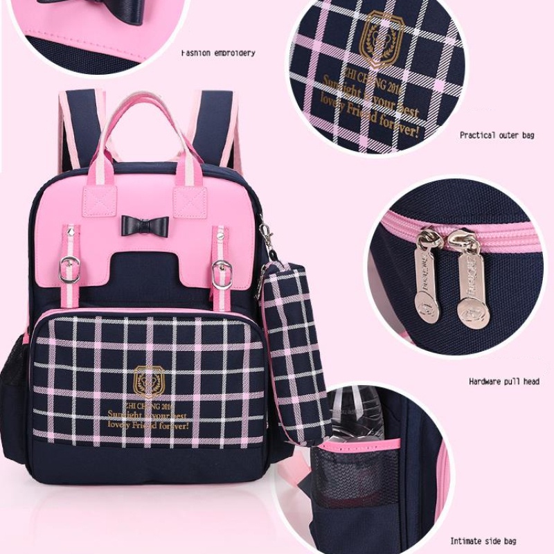 Balo Đi Học Cỡ Lớn Chống Thấm Nước Tiện Dụng Cho Bé Gái