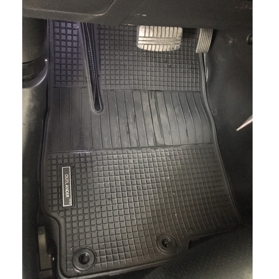 Thảm lót sàn cao su PVC cao cấp xe Outlander 2016 - 2021 - Hàng loại 1 HCAR không mùi