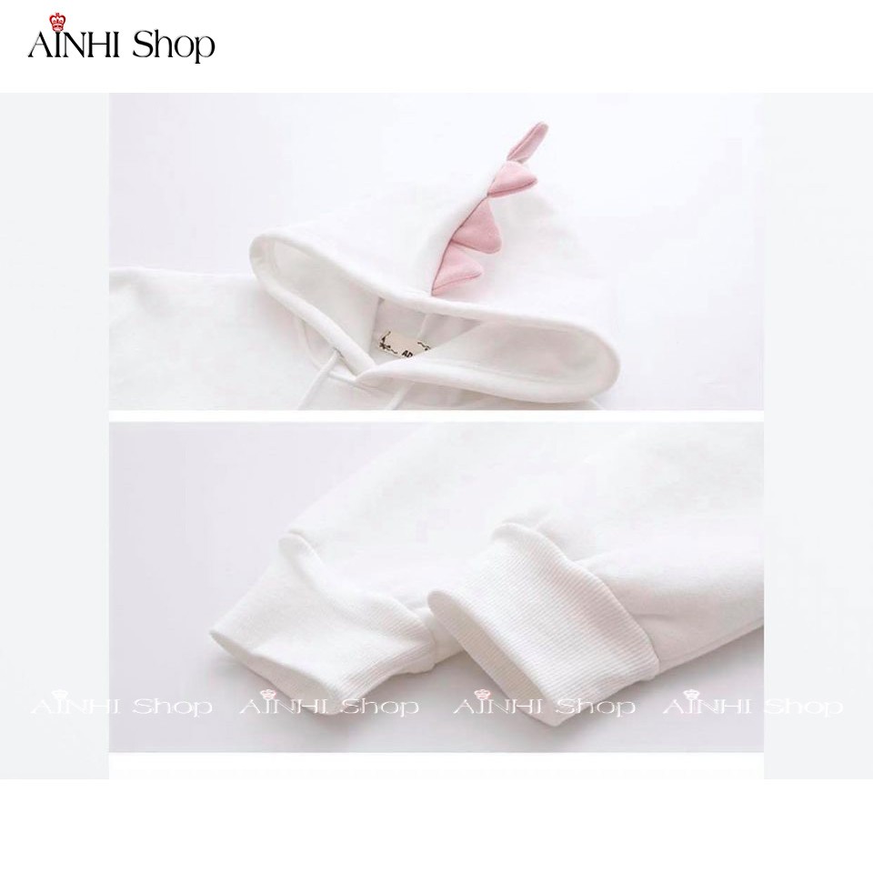 Áo Hoodie Nữ ❤️Freeship❤️ Áo Khoác Hoodie (Hình Khủng Long Cute) Vải Nỉ Nhiều Màu - Áo Hoodie Freesize Dưới 60kg | BigBuy360 - bigbuy360.vn