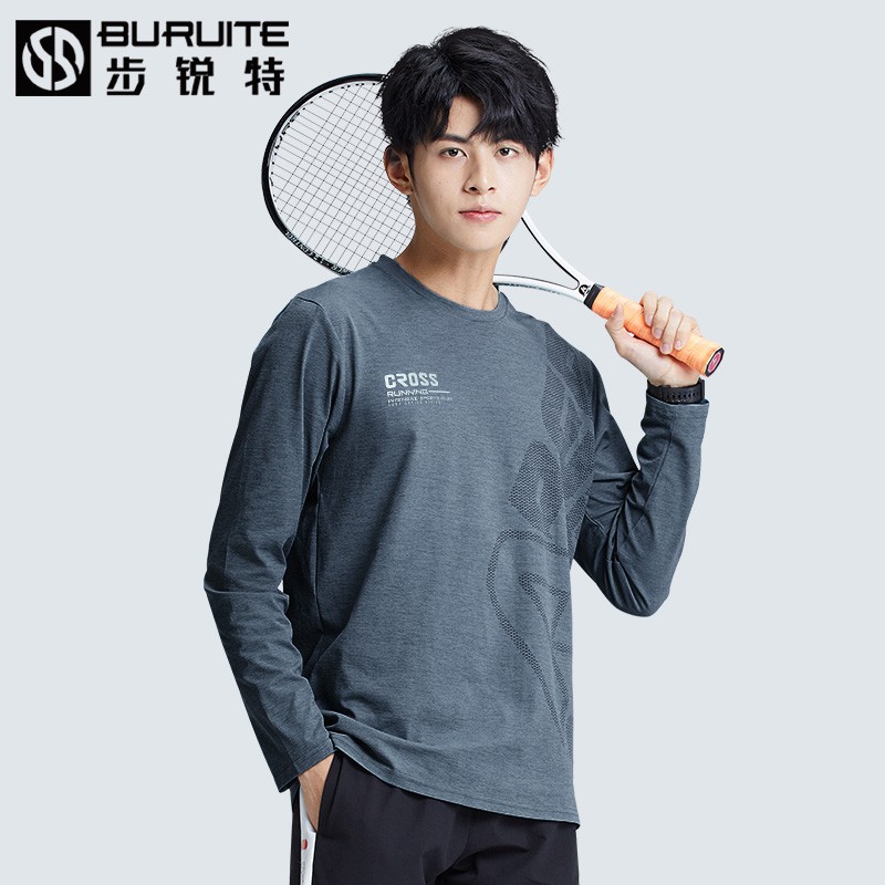 Áo thun thể thao tay dài thiết kế năng động hợp thời trang cho nam