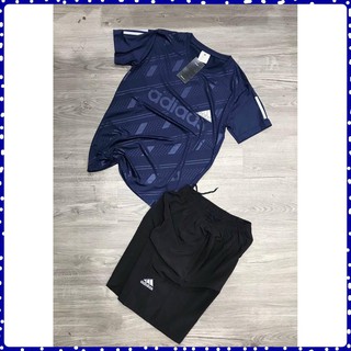 Bộ Thể Thao Nam Adidas Cộc Tay, Bộ Hè Nam chất liệu thun lạnh mềm mịn