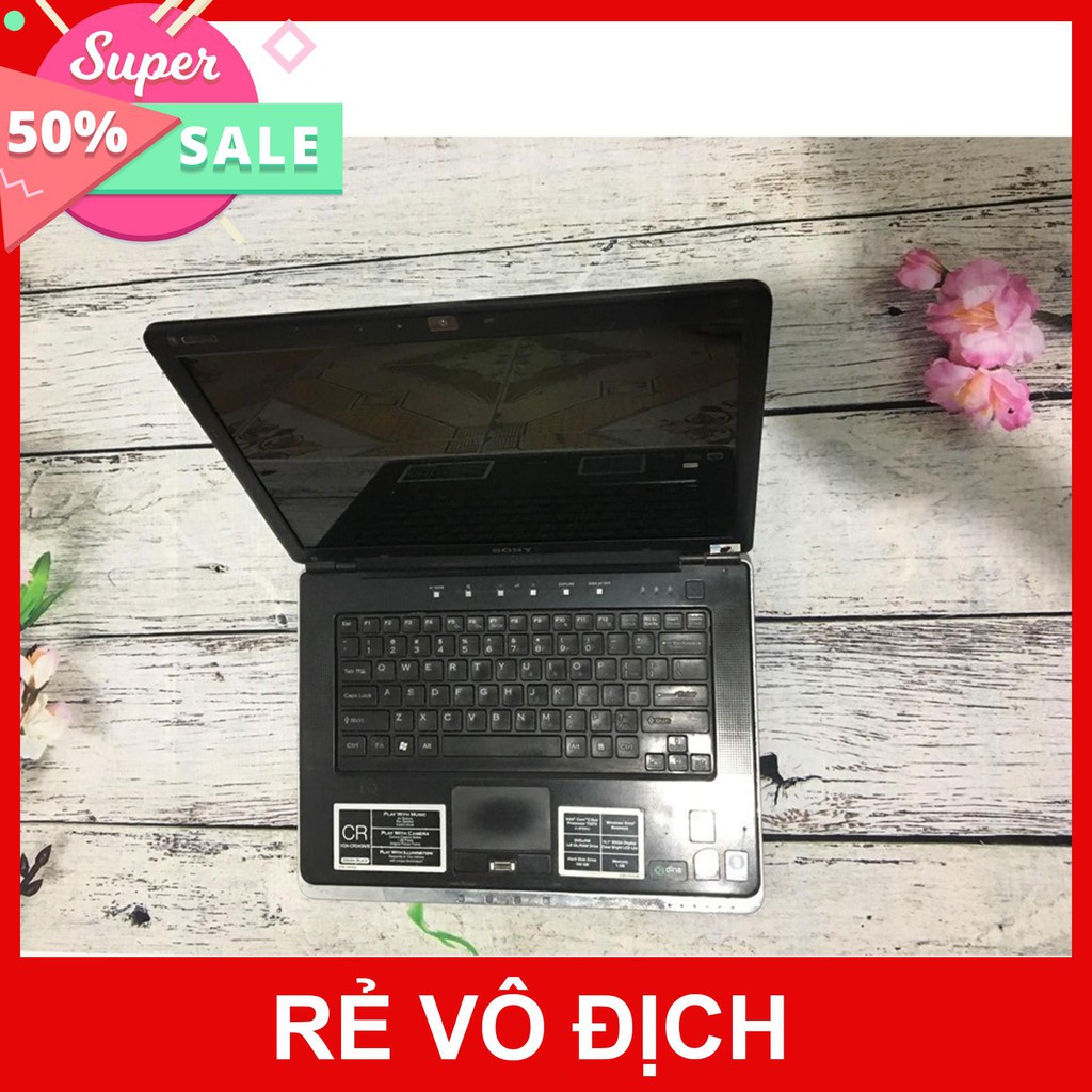 Laptop sony vaio cr cũ chíp co 2 duo, ram 2gb, ổ 160gb, máy nguyên zin. giá rẻ | WebRaoVat - webraovat.net.vn