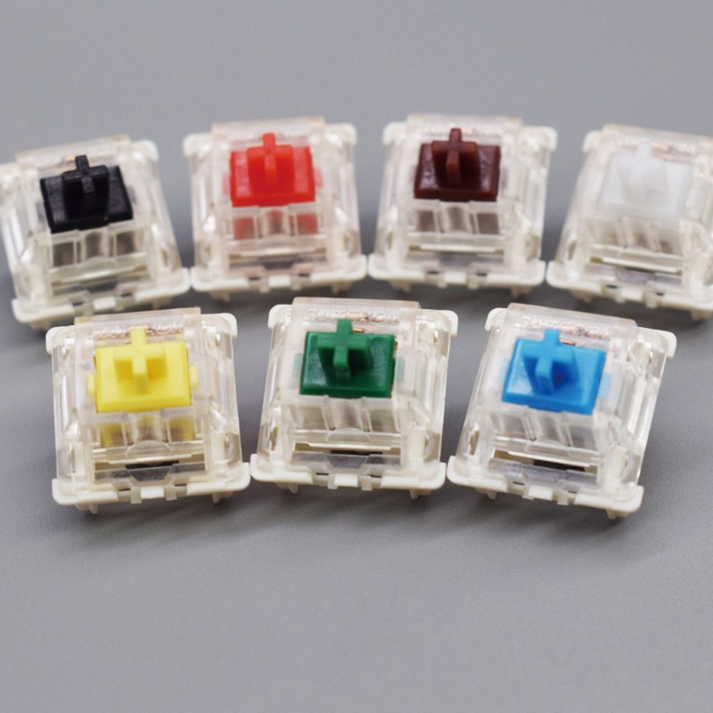 ✿ Gateron 3Pin Switches black red brown blue clear green yellow SMD LED Gateron Switch for Mechanical Keyboard fit MX GK61