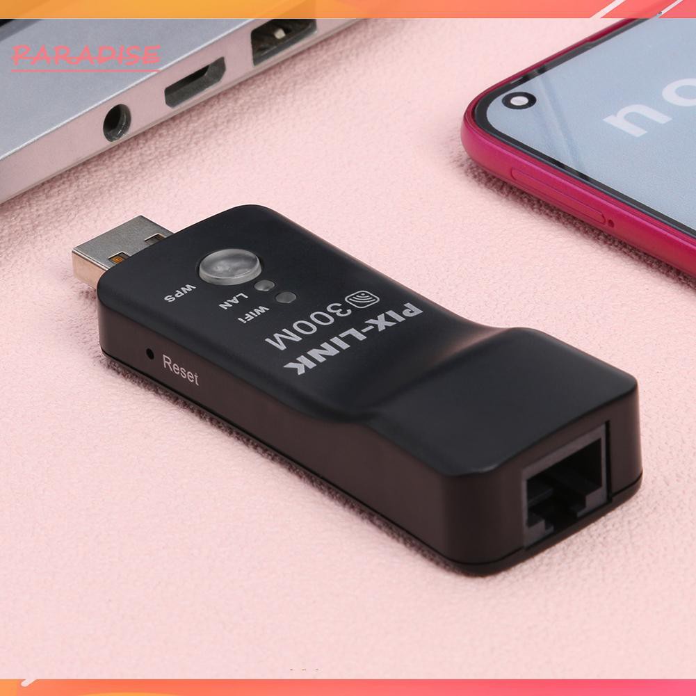 Thiết Bị Thu Sóng Wifi Không Dây Cổng Usb Tv 300mbps Rj45 Wps | BigBuy360 - bigbuy360.vn