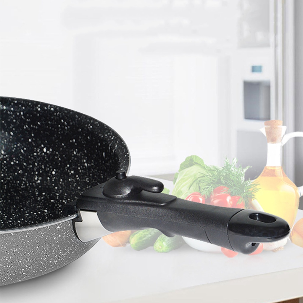 Kẹp Nhấc Nồi Bằng PU Có Thể Tháo Rời Tiện Dụng Cho Wok Pan