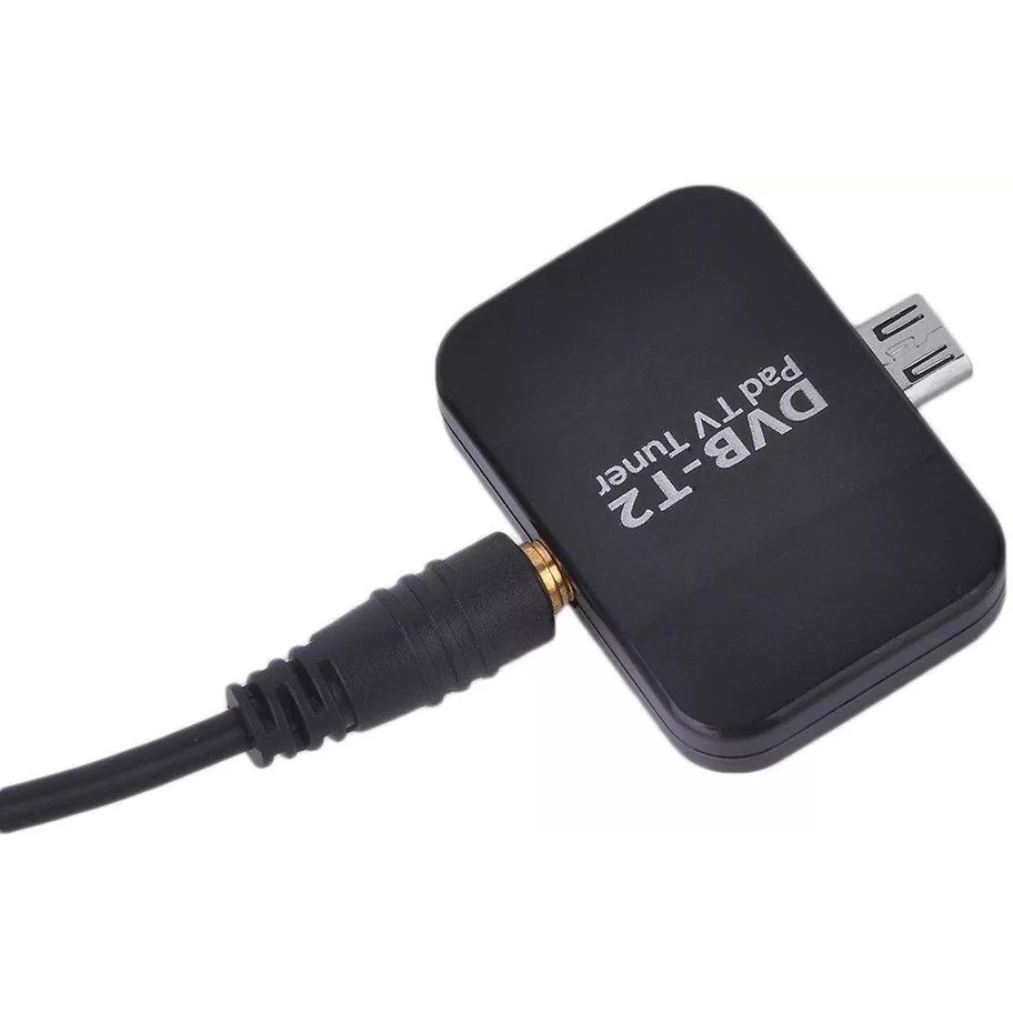 Bộ Thu Tín Hiệu Dvb-t2 Mini Micro-usb Kèm Ăng Ten Cho Điện Thoại Thông Minh Android