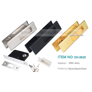Tay nắm âm kết hợp khóa cửa lùa CH.8020