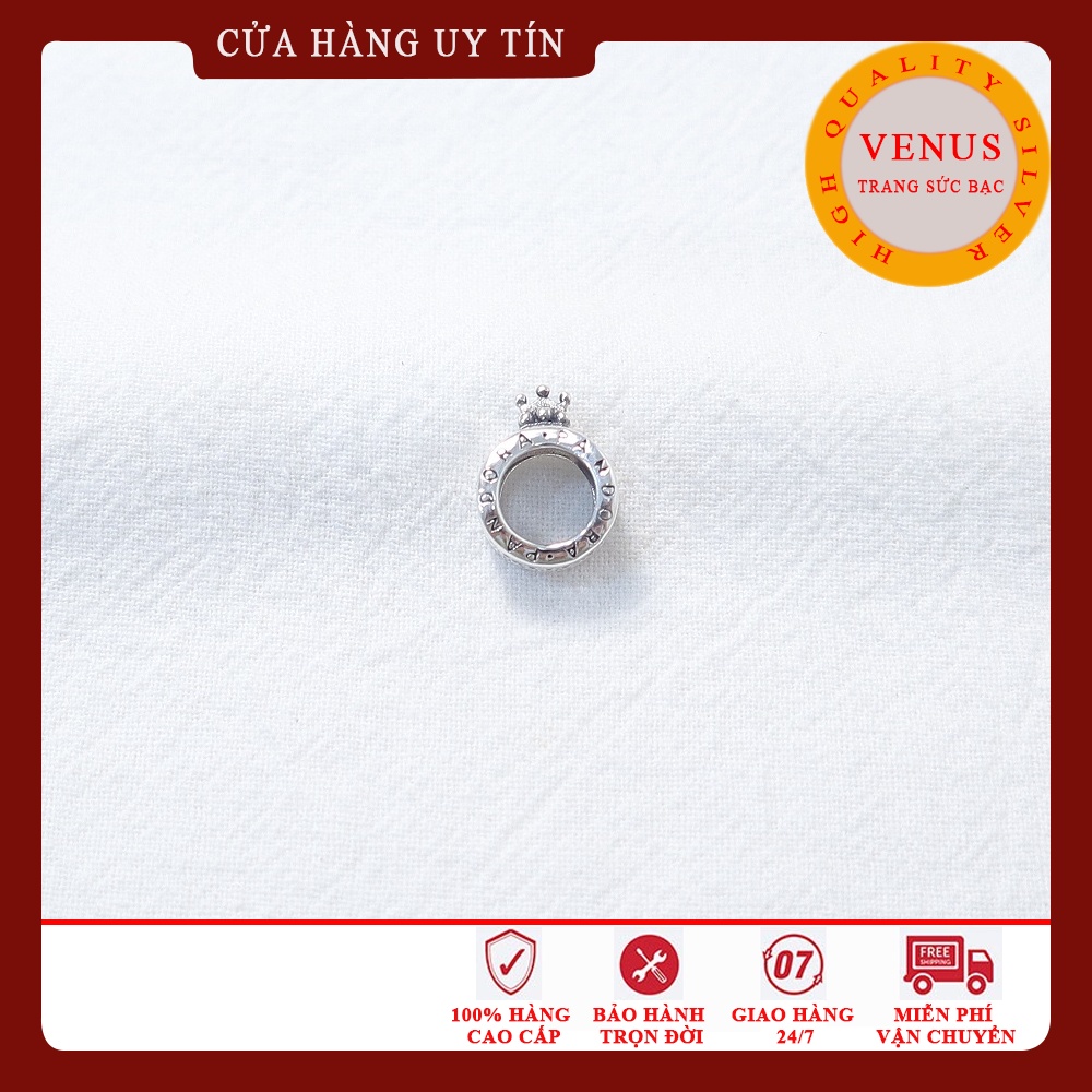 [Hàng cao cấp] Bộ sưu tập charm bạc hình vương miện- Mã sản phẩm VENUSMV