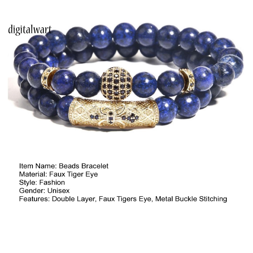 Kỹ Thuật Số| Vòng Tay ChuỗI HạT MắT Hổ Giả Cho Nam Và Nữ