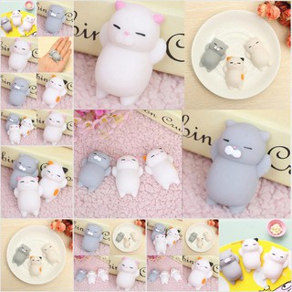 【Aosu• OAS】Đồ chơi bóp Squishy siêu mềm hình mặt mèo dễ thương