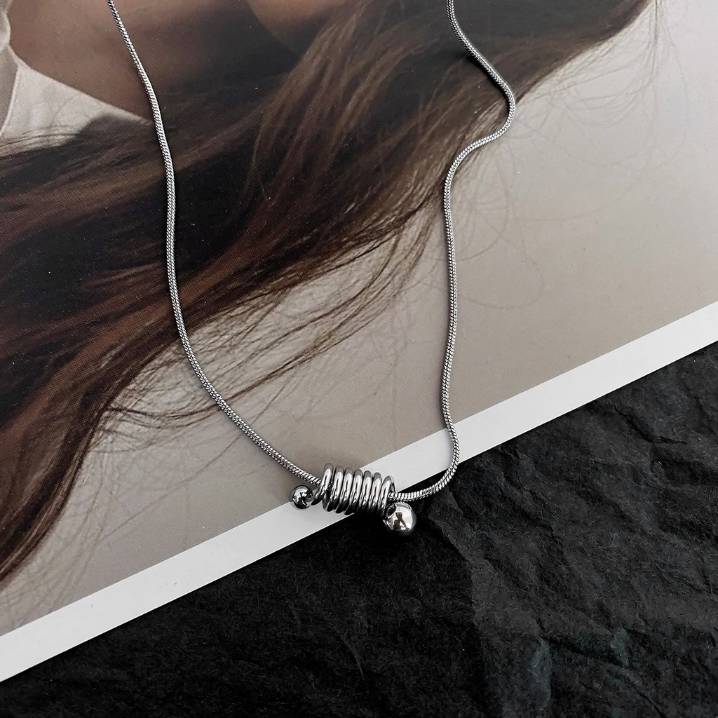 Vòng cổ Hạt Phong Cách Hip Hop Đơn Giản Thời Trang