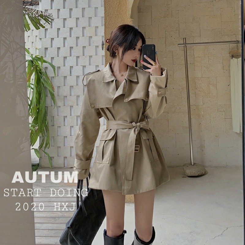 Áo mangto dáng ngắn Hàn Quốc ( Hàng ORDER vui lòng suy nghĩ kỹ và không hủy giữa chừng) | BigBuy360 - bigbuy360.vn