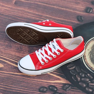 Giày CVS AllStar Classic Cổ Thấp Nữ Đỏ Tươi