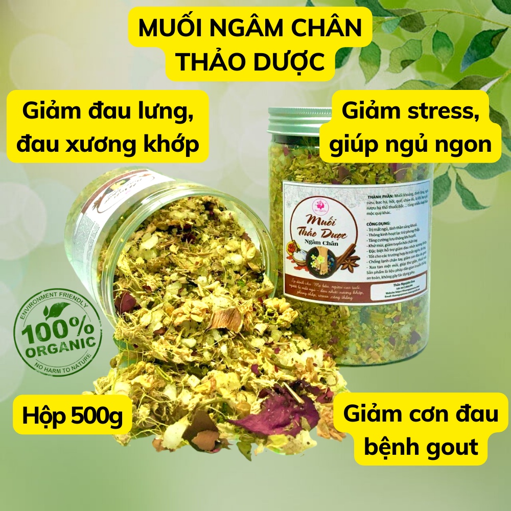 Muối Ngâm Chân Thảo Dược Giảm Mất Ngủ Giúp Lưu Thông Khí Huyết - AV29