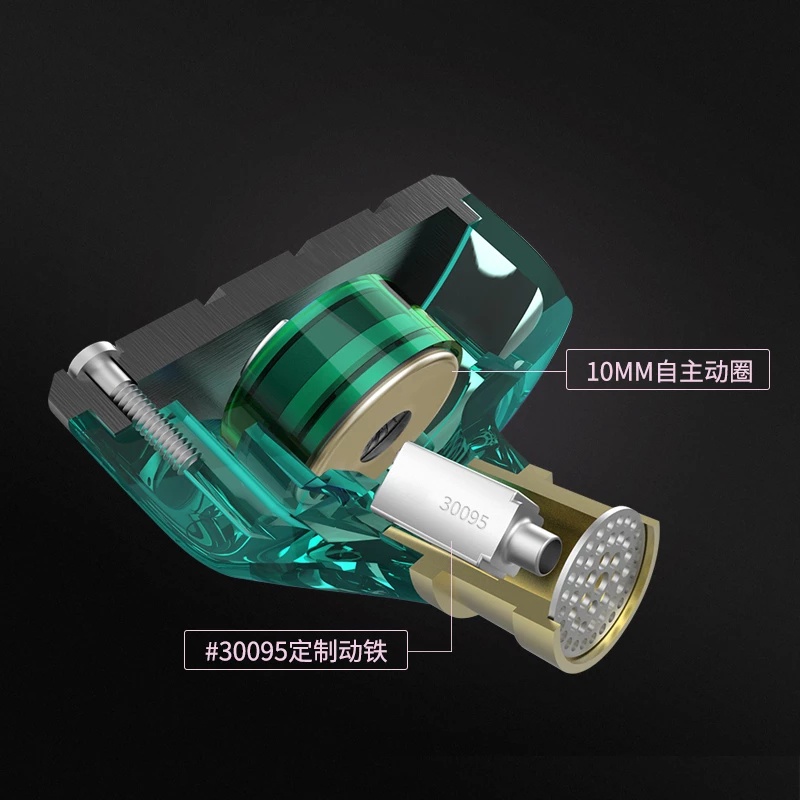 Tai Nghe Nhét Tai KZ ZSN 1BA + 1DD HIFI Âm Thanh Sống Động Chất Lượng Cao