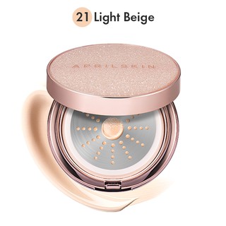 Phấn Nước April skin Magic Essence Mist Cushion SPF50/PA++++ 13g (vỏ vàng)