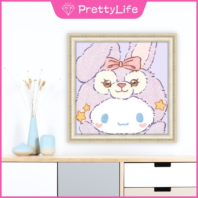 DISNEY Bộ Tranh Đính Đá 5D Tự Làm Trang Trí Nhà Cửa 40x40cm / 50x50cm