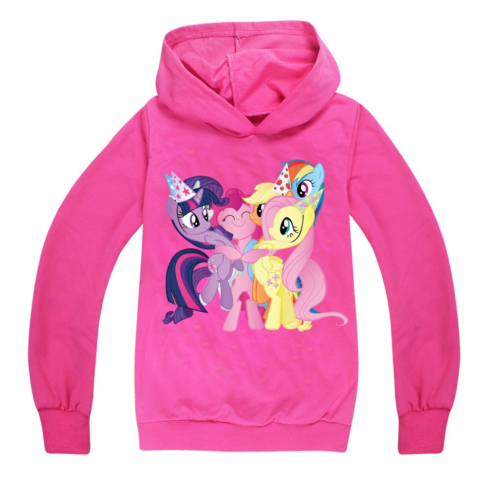 Áo Hoodie Tay Dài In Hình My Little Pony Thời Trang Mùa Xuân 2020 Cho Bé Gái 4-15 Tuổi