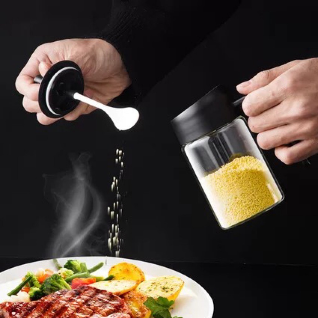 Hũ đựng gia vị Morandi phong cách Bắc Âu kèm quai cầm | BigBuy360 - bigbuy360.vn