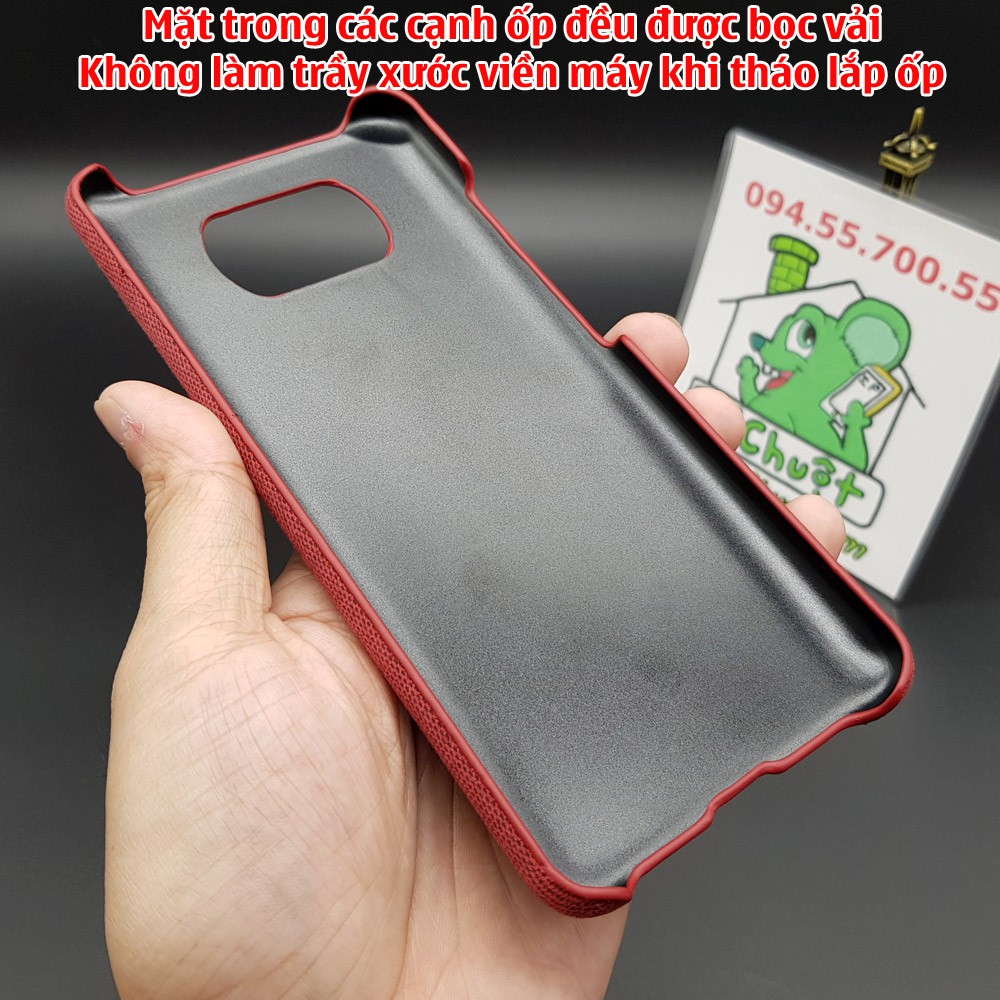 [Cao Cấp] Ốp Lưng Xiaomi Poco X3 NFC Bọc Vải Fabric