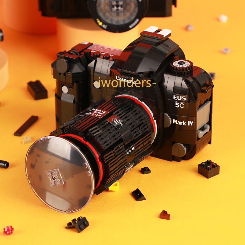 Đồ Chơi Mô Hình Máy Ảnh MOC Dễ Thương Cổ Điển Độc Đáo Cho Bé DIY Kids education toys