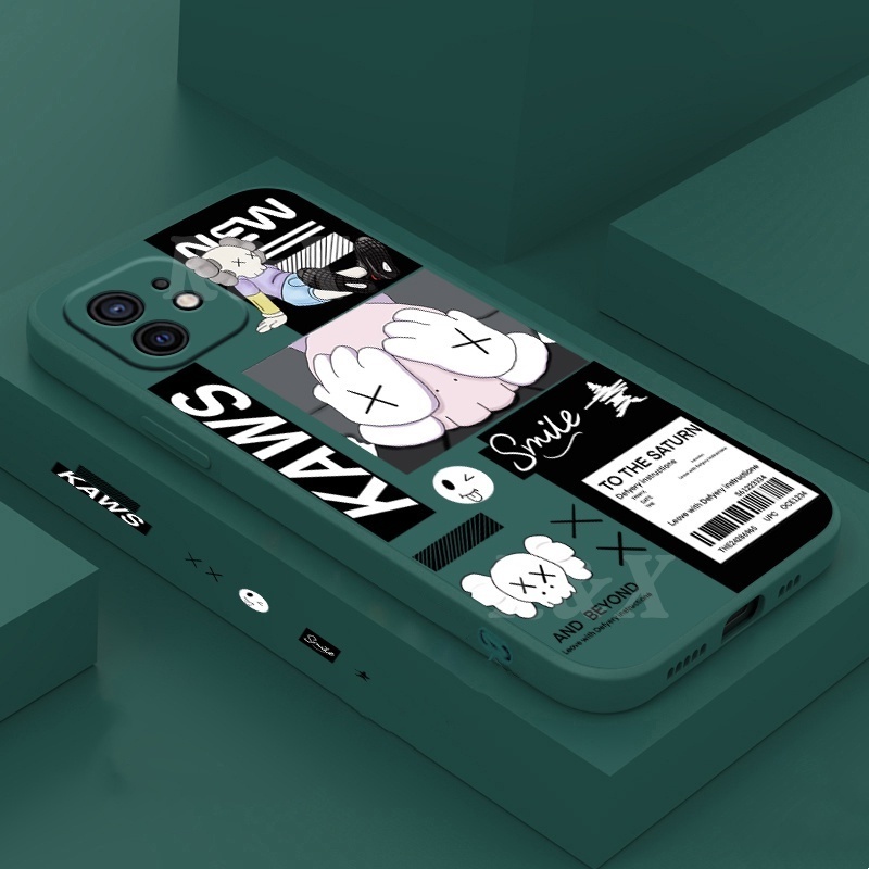 Ốp Điện Thoại TPU Dẻo Họa Tiết Hoạt Hình Kaws Sesame Street Dễ Thương Cho iPhone 13 Pro Max 11 12 6S 7 8 Plus XR XS